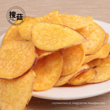 Nutrição rica Vacuum chips de batata frita doce